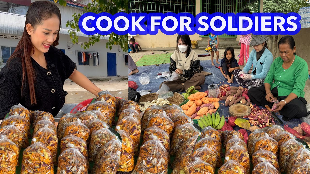 I And Our Villagers Cooked Dried Food To Support Our Frontline Soldiers