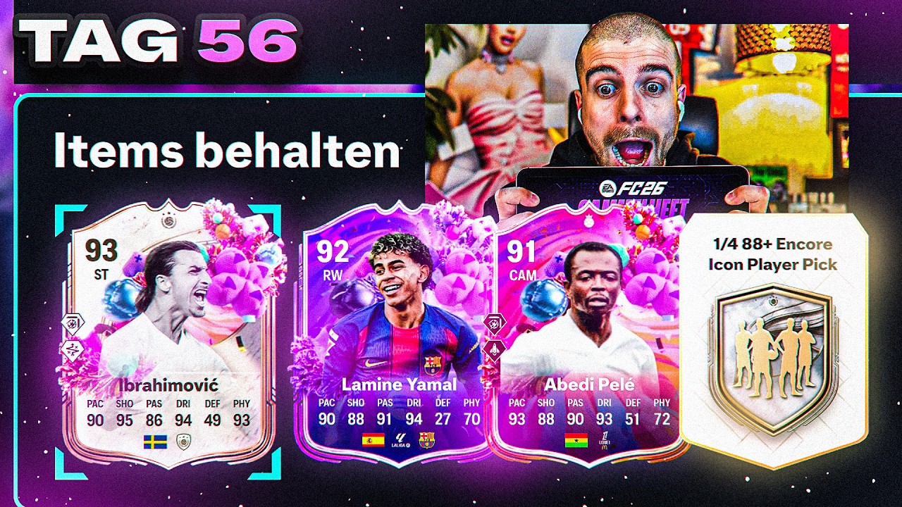 NEUER ICON PICK 😍🔥 Kann ich ALLE KARTEN in FC 26 SAMMELN ?! TAG 56 🧐🧪