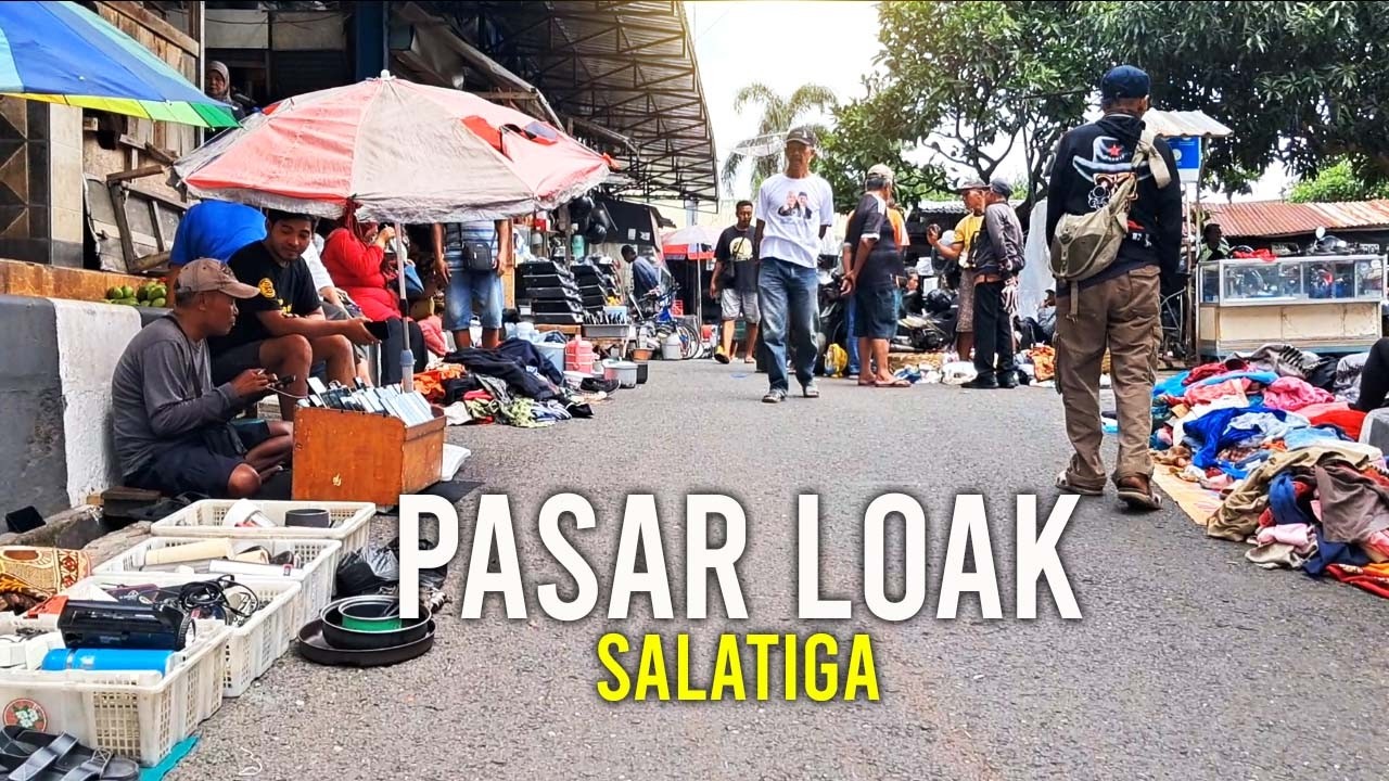 Surganya barang bekas ada di sini, pasar loak Salatiga