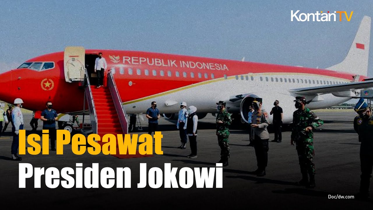 Melihat Isi Pesawat Kepresidenan Jokowi