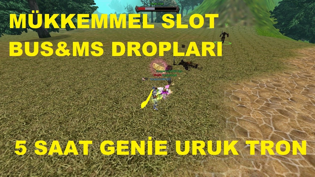 Knight Online Genieyle 5 Saat Uruk Tron Farm | Mükemmel Drop