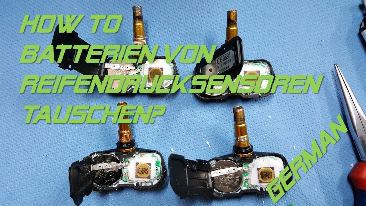 How to Batterien von Reifendrucksensoren austauschen (RDKS) Lexus GS 450h - GERMAN
