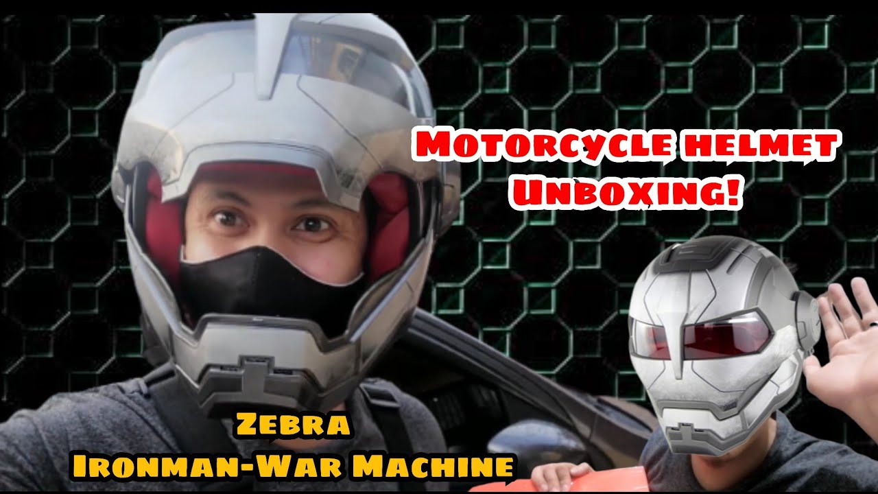 Unboxing | Ironman-War Machine motorcycle helmet | #motorcyclehelmets #ironman #warmachine #unboxing