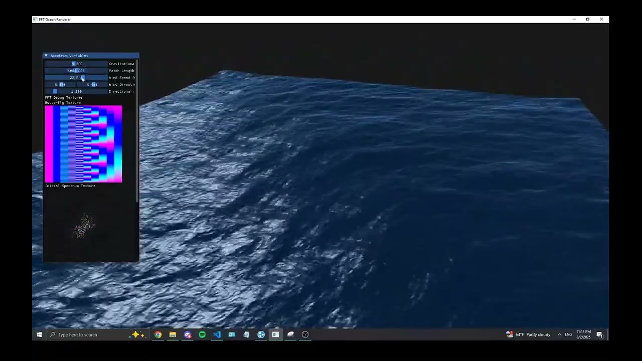 FFT Based Ocean Simulation