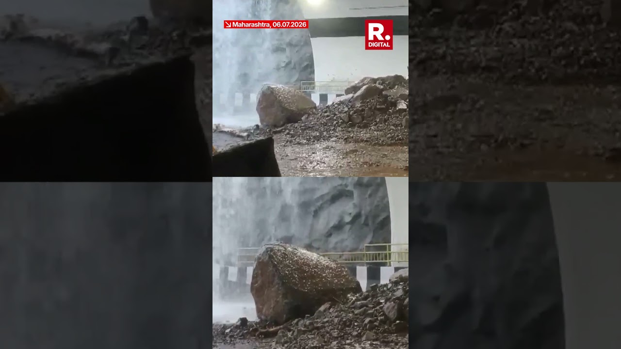 Mumbai-Pune Expressway Shock: Massive Landslide Blocks 'Missing Link' Near Khandala, Traffic Halted