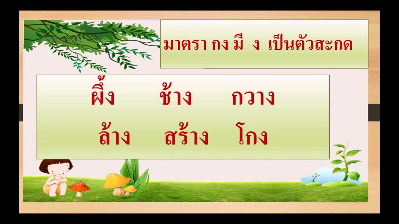 Topic: มาตราตัวสะกด Subject: ภาษาไทย ครูผู้สอน: ครูต่าย