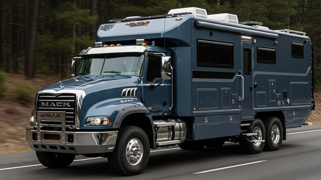 Ознакомьтесь с автодомом-кемпером Mack 6x6 2026 года | 760 000 долларов США