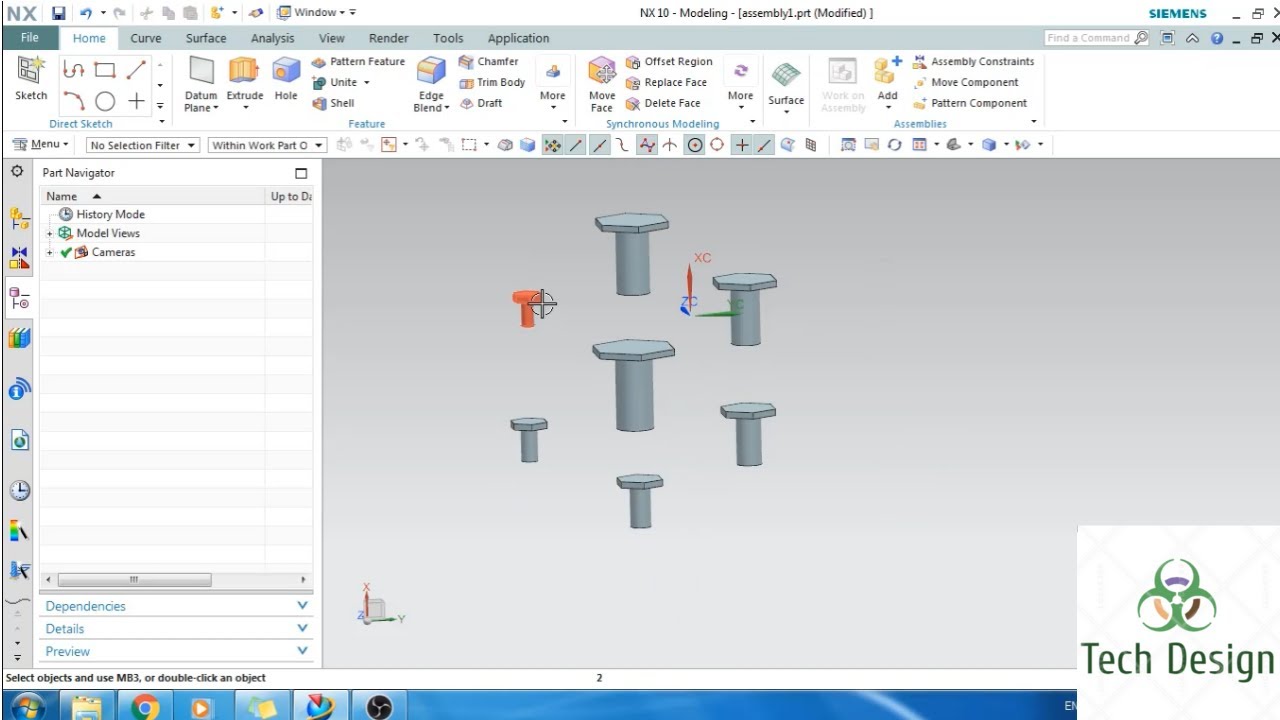 Unigraphics NX-  Basics of Part Families Part 1
