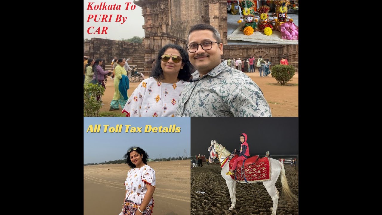 কলকাতা থেকে পুরী | Kolkata to Puri by Car 2024। EP1 | Toll Cost | Road Condition | Speed limit in OD