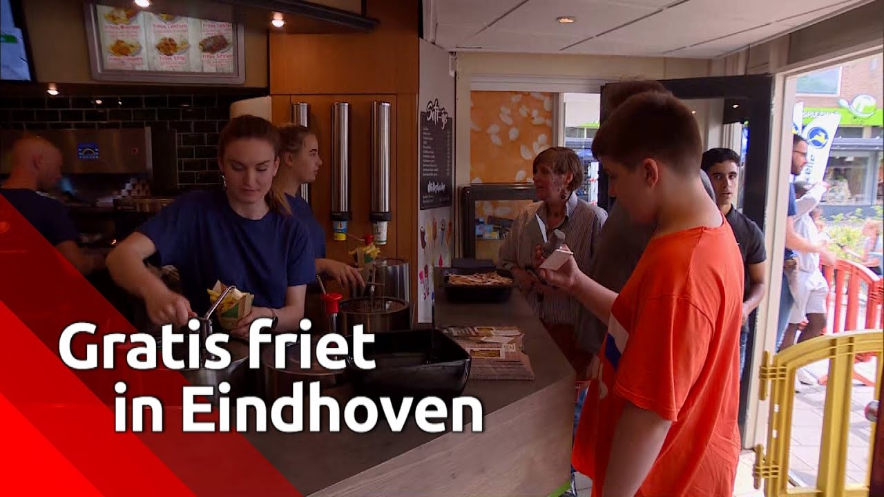 Frietboer uit Eindhoven houdt leuke actie: hele middag gratis friet