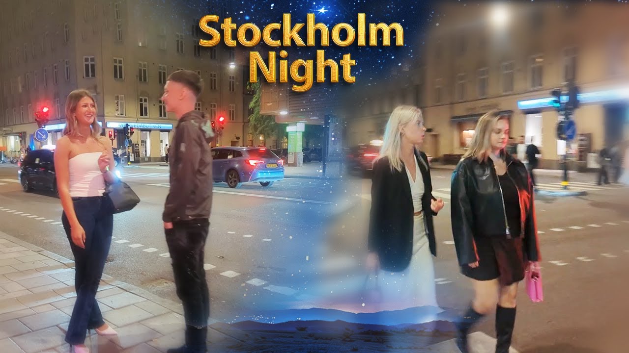 Night Walk in Stockholm | Medborgarplatsen Party District 2025