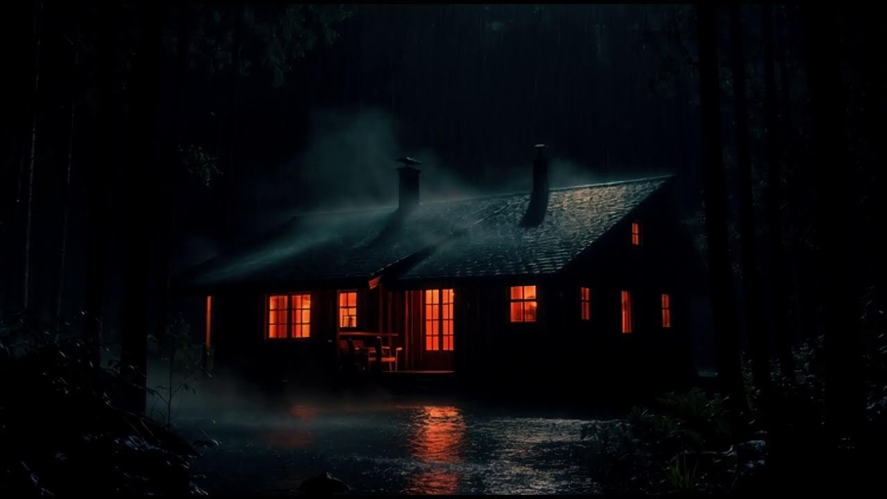 24/7 LIVE STREAM  🌧️ Rainy Cozy Cabin in the Forest  🔥 |  Insomnia Relief 😴 | Rain Sounds for Sleep