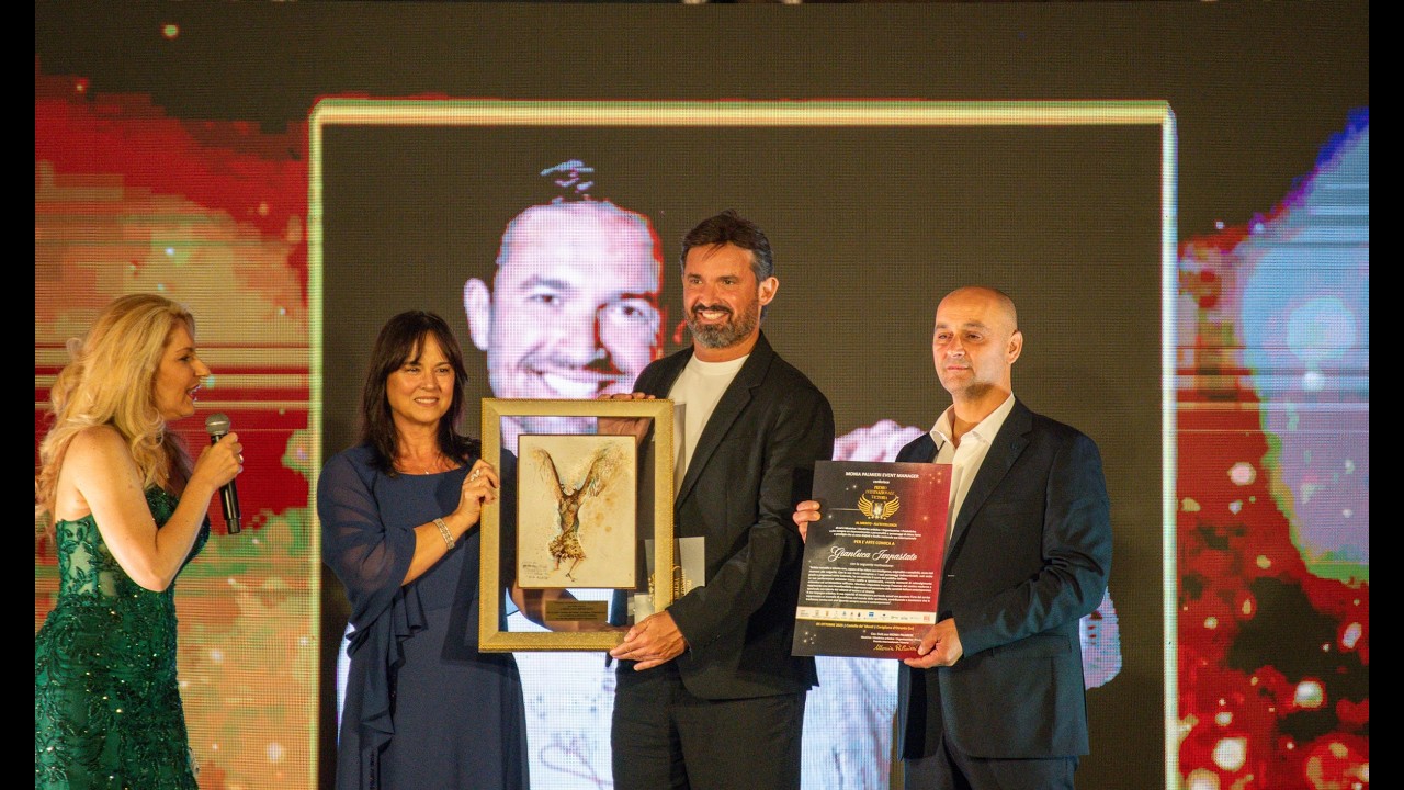 PREMIO INTERNAZIONALE VICTORIA 2025 ORGANIZZATO DA MONIA PALMIERI -PREMIAZIONE DI GIANLUCA IMPASTATO