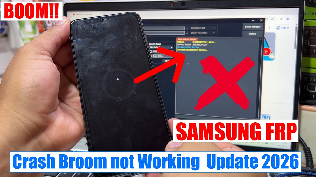 Samsung FRP Tool , Google Account Bypass Android 13/14/15/6 | FRP Bypass | 2026