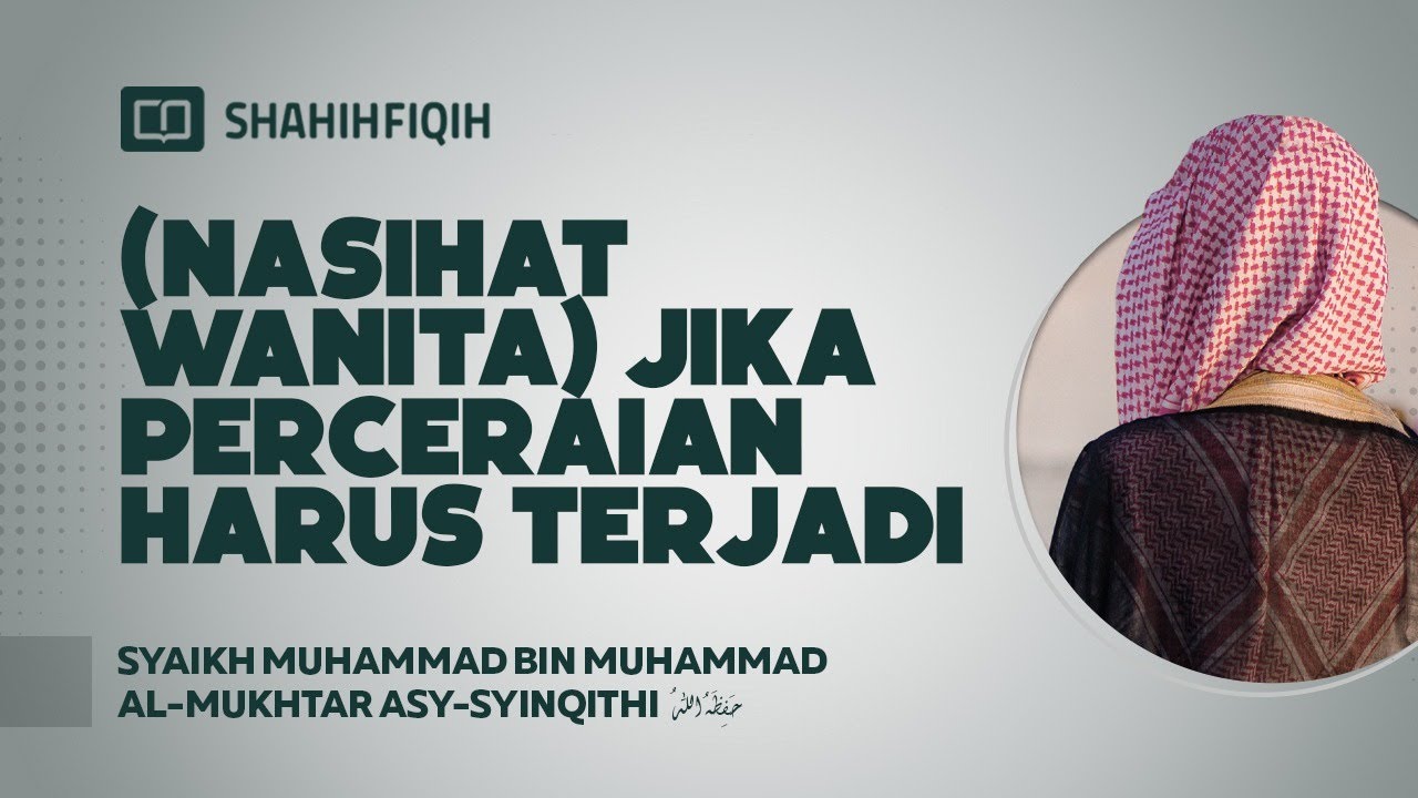 (Nasihat Wanita) Jika 