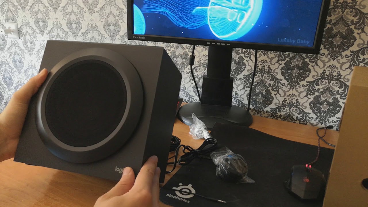 Распаковка колонок Logitech Z333 (Unboxing)