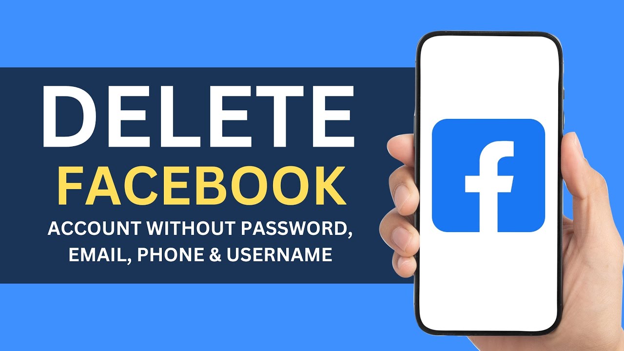 How To Delete Old Facebook Account Without Password, Email, Phone & Username