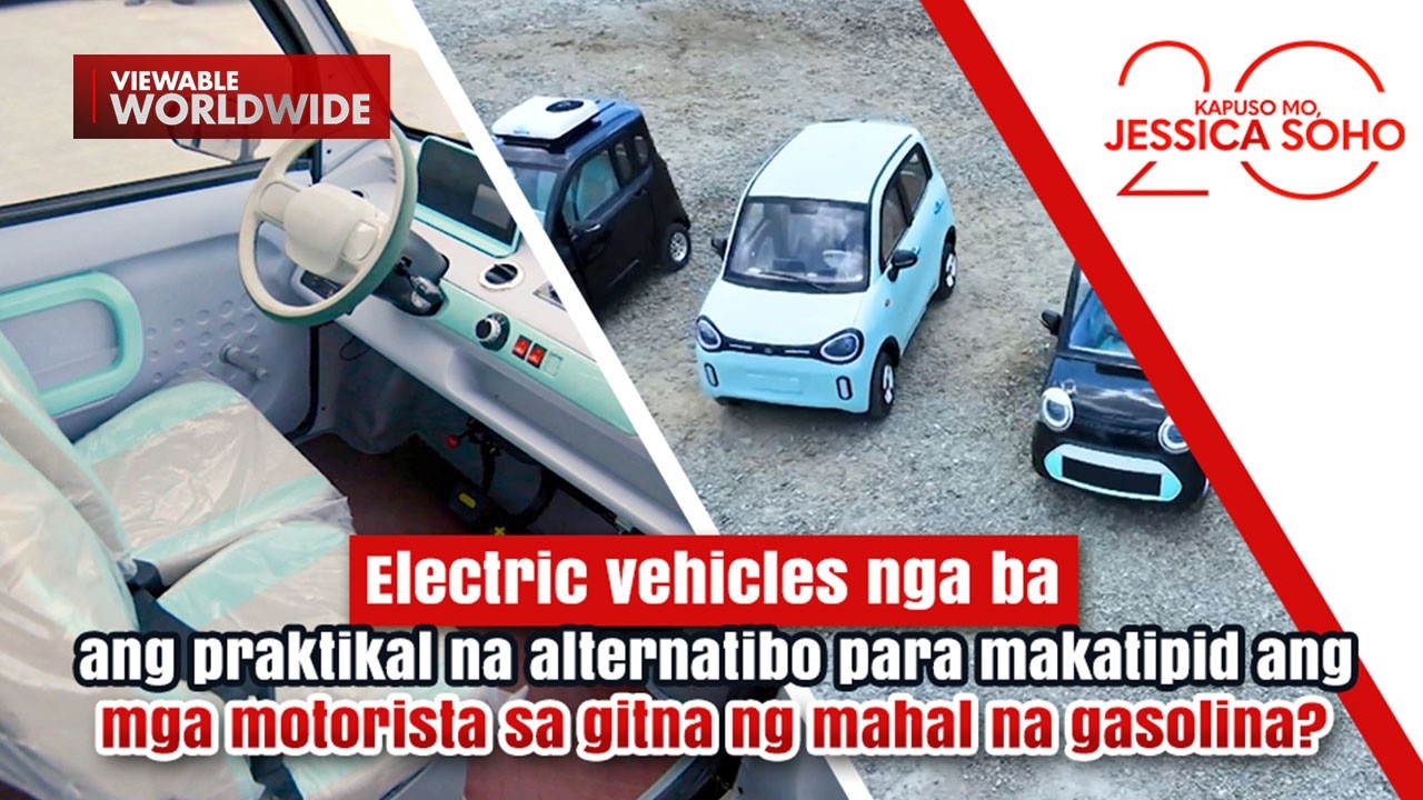Electric vehicles, alternatibo para makatipid ang motorista sa gasolina? | Kapuso Mo, Jessica Soho