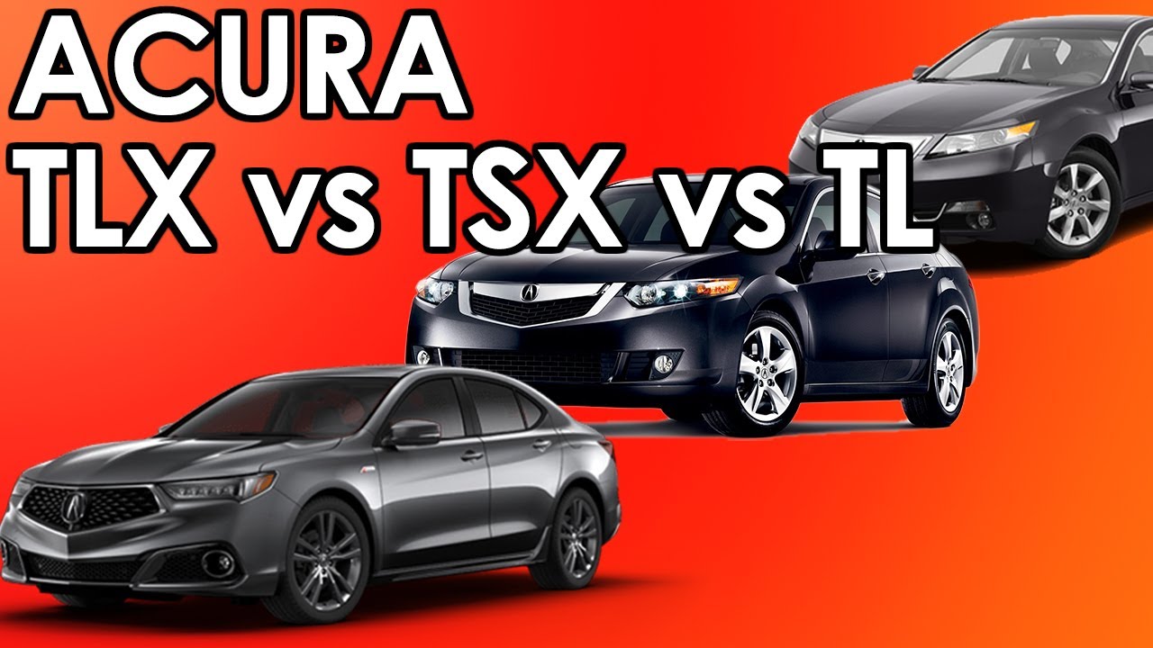 В чем разница? - Acura TL, TSX, TLX