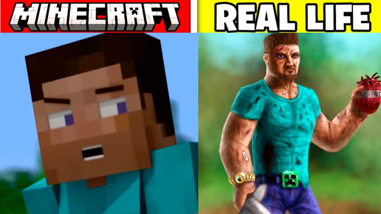 All Minecraft Animals in Real life - Reallity with Animals