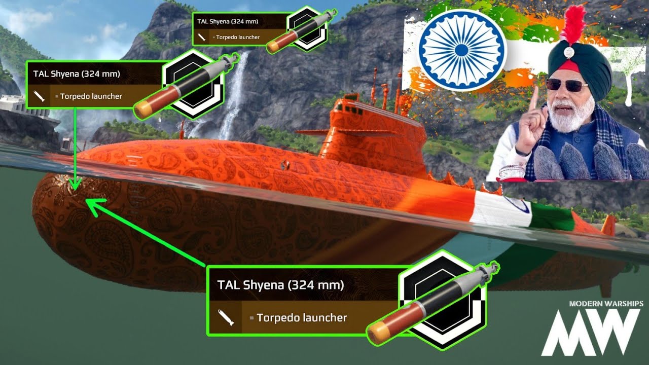 CN Type 039C With TAL Shyena (324 mm) New Indian Torpedo 🇮🇳 Very Annoying 🔥 - Modern Warships 