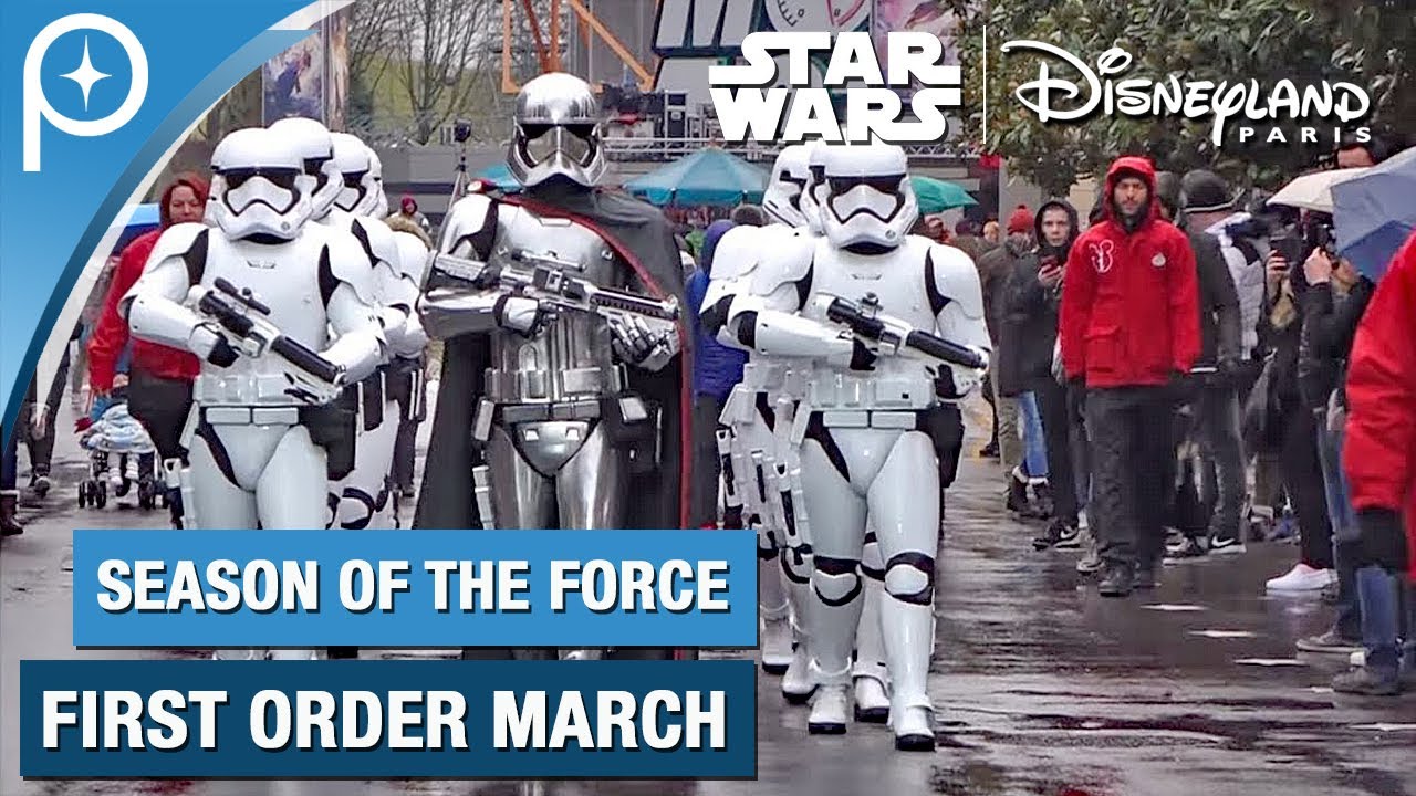 First Order March during the Season of the Force at Disneyland Paris 2017