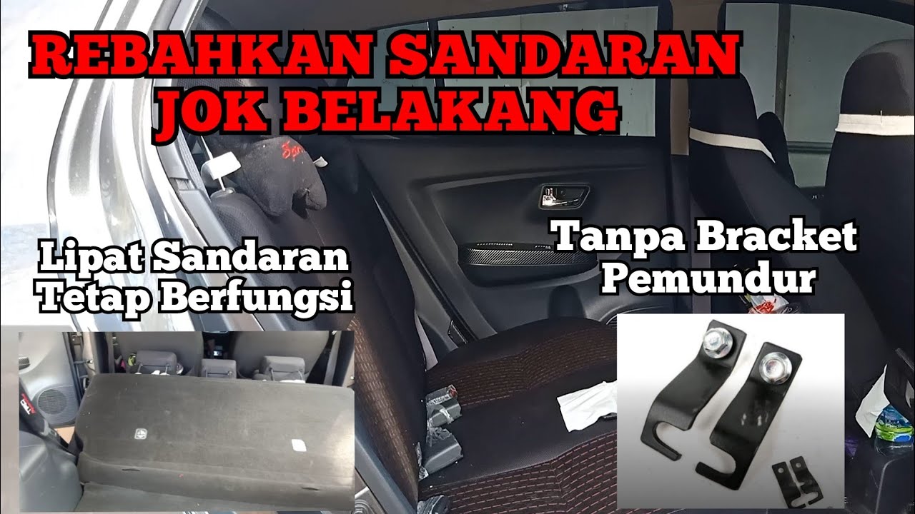 TUTORIAL REBAHKAN SANDARAN JOK BELAKANG AGYA AYLA
