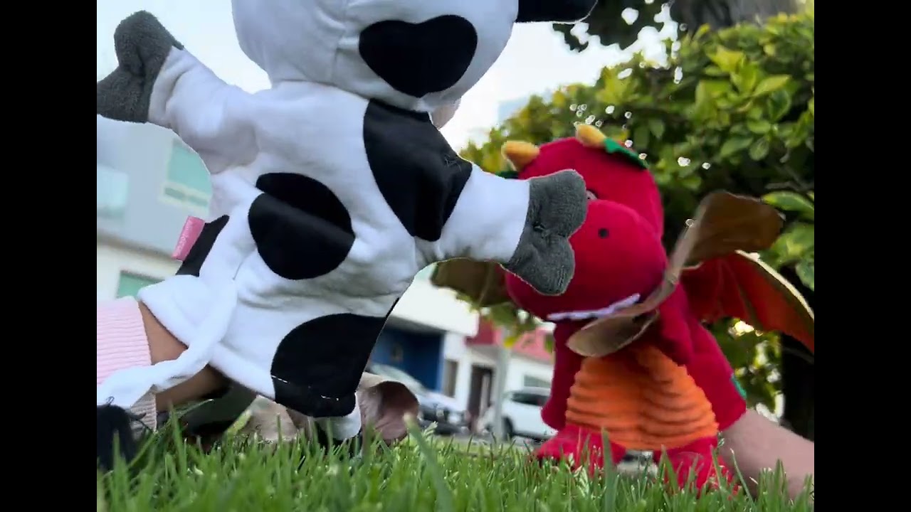 Vaquita y dragón van al parque 🐮 