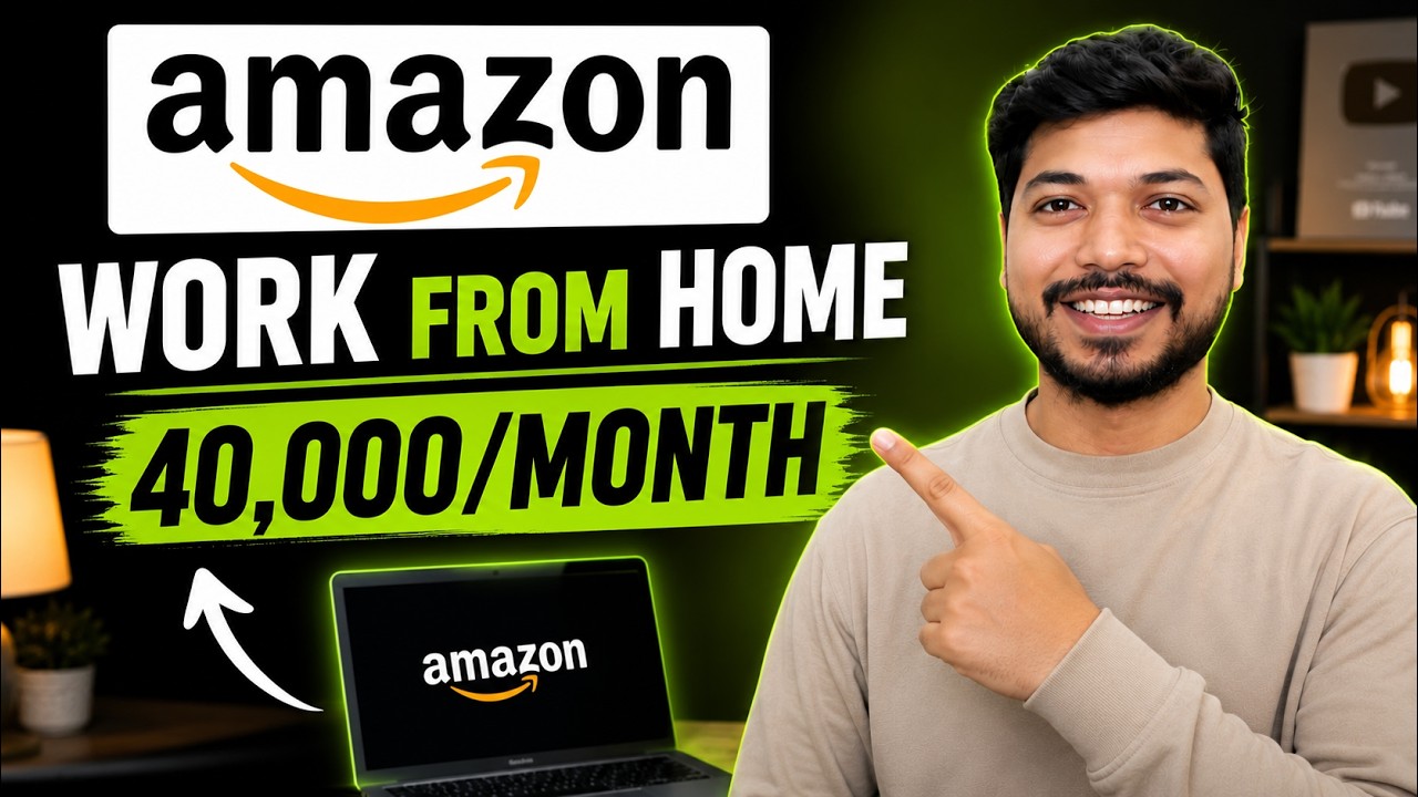 Amazon Work from Home Job 2026 🔥 | New Bulk Hiring | Laptop Provided | Amazon Jobs