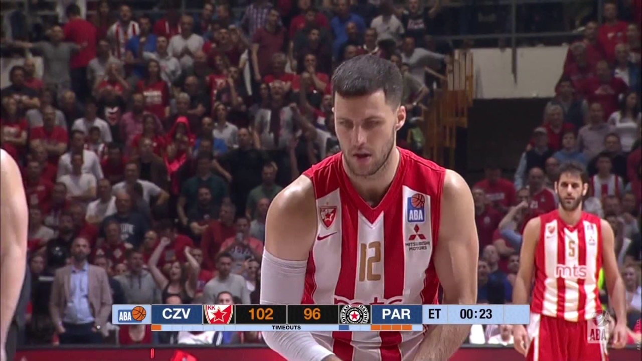 ABA Liga 2018/19 highlights, Semi-finals, Round 1: Crvena zvezda mts - Partizan NIS (23.3.2019)