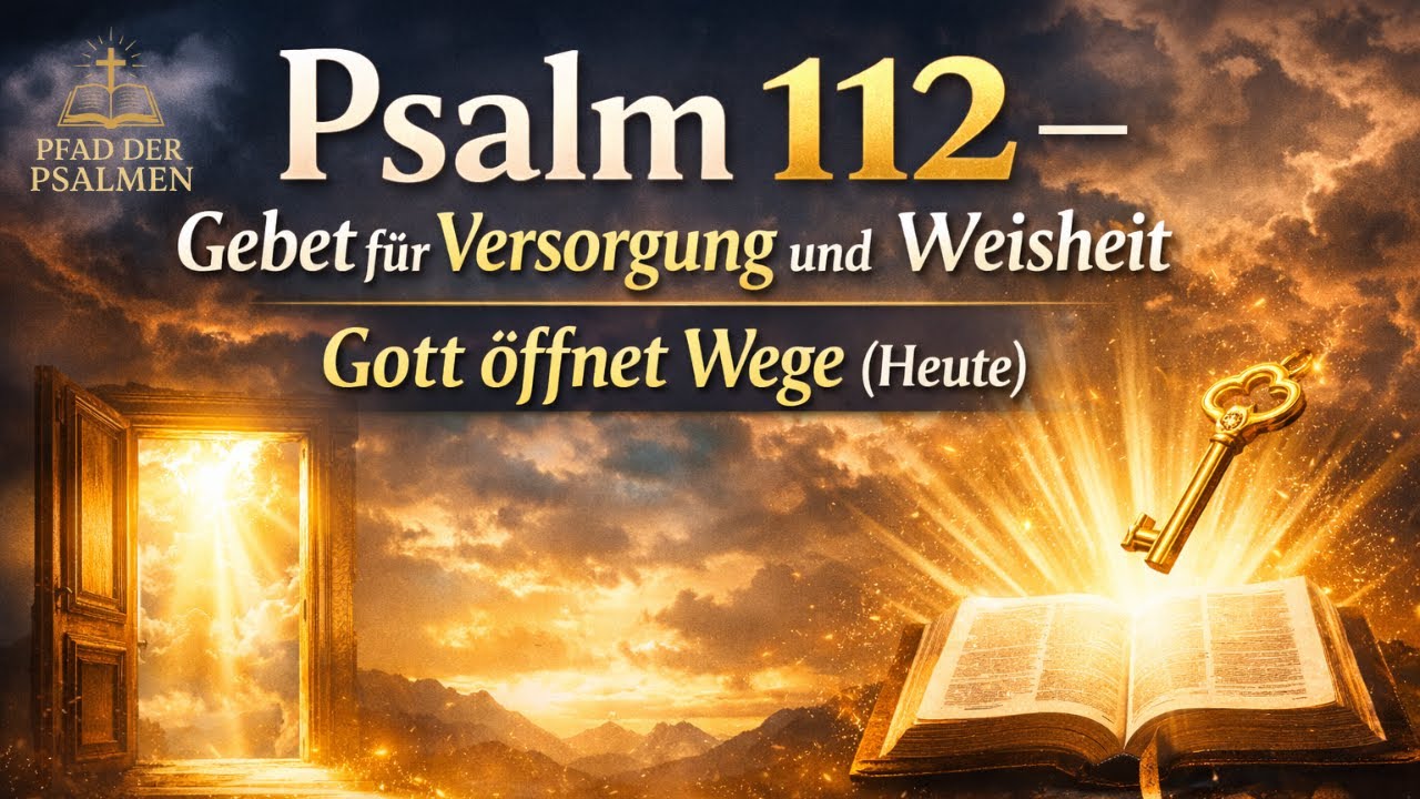💰 Psalm 112 — Gebet für Versorgung und Weisheit | Gott öffnet Wege (Heute)