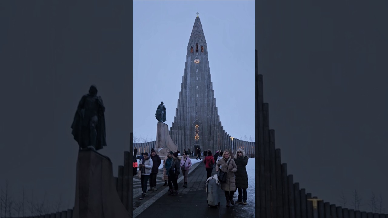 Знаменитая церковь в центре Рейкьявика #travel#iceland#reykjavik#hallgrimskirkja
