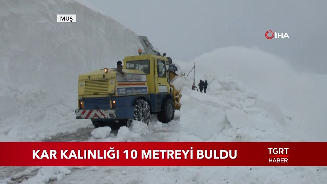 Kar Kalınlığı 10 Metreyi Buldu