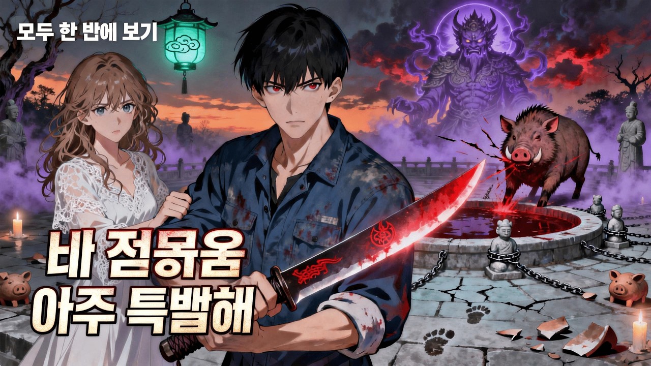 【FULL】세계 최초 공개!🔥그는 가문 간의 혈족 간의 복수극의 미스터리를 풀고 악신 숭배 뒤에 숨겨진 어두운 진실을 밝히기 위해 결국 도살자의 칼에 깃든 힘을 깨우게 된다#웹툰