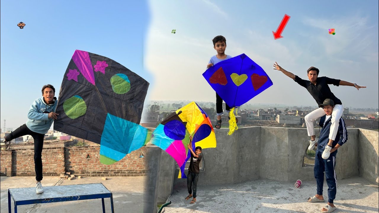 Nasir Usman Umer Black Big Gudda Cut | Kite Cutting Challenge 2023