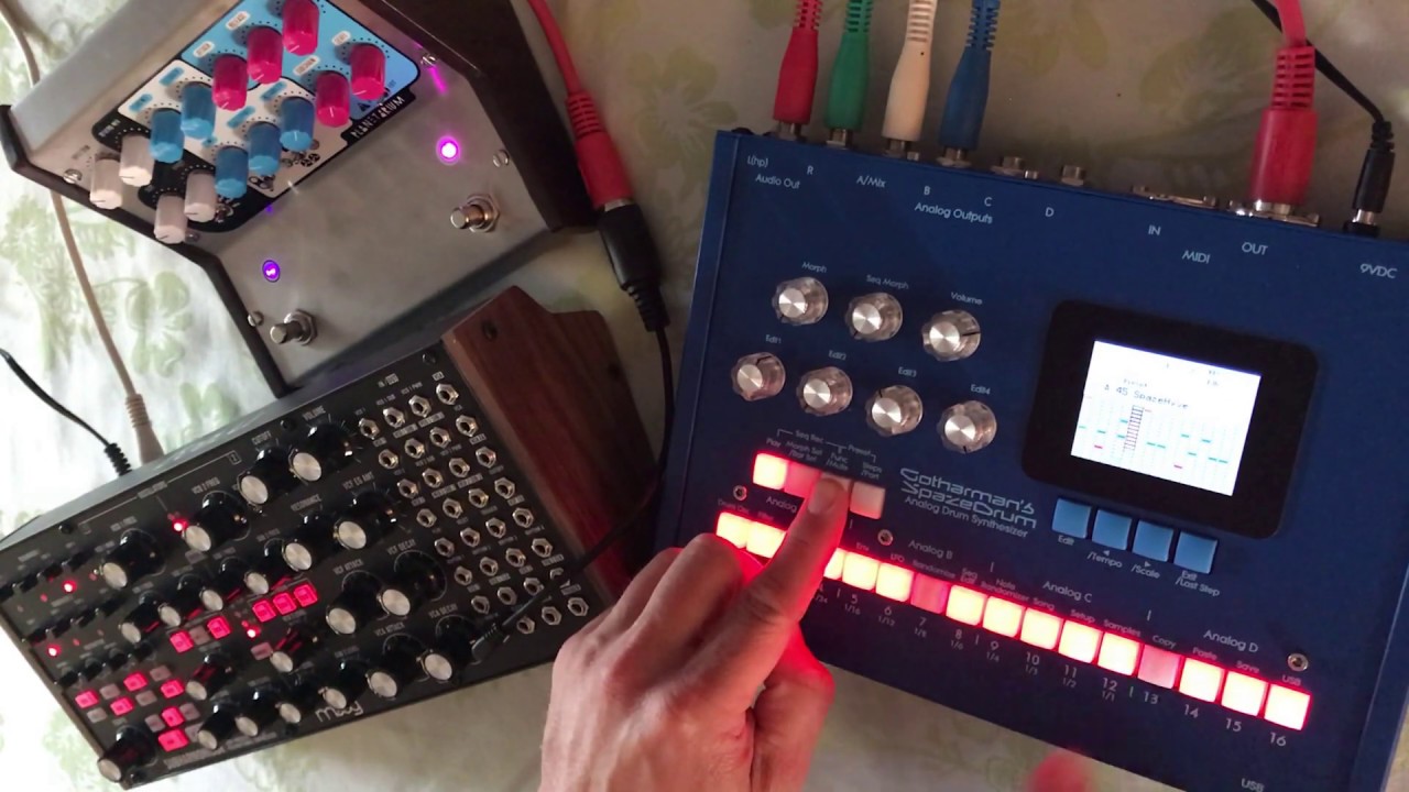 Gotharman's SpazeDrum & Moog Subharmonicon