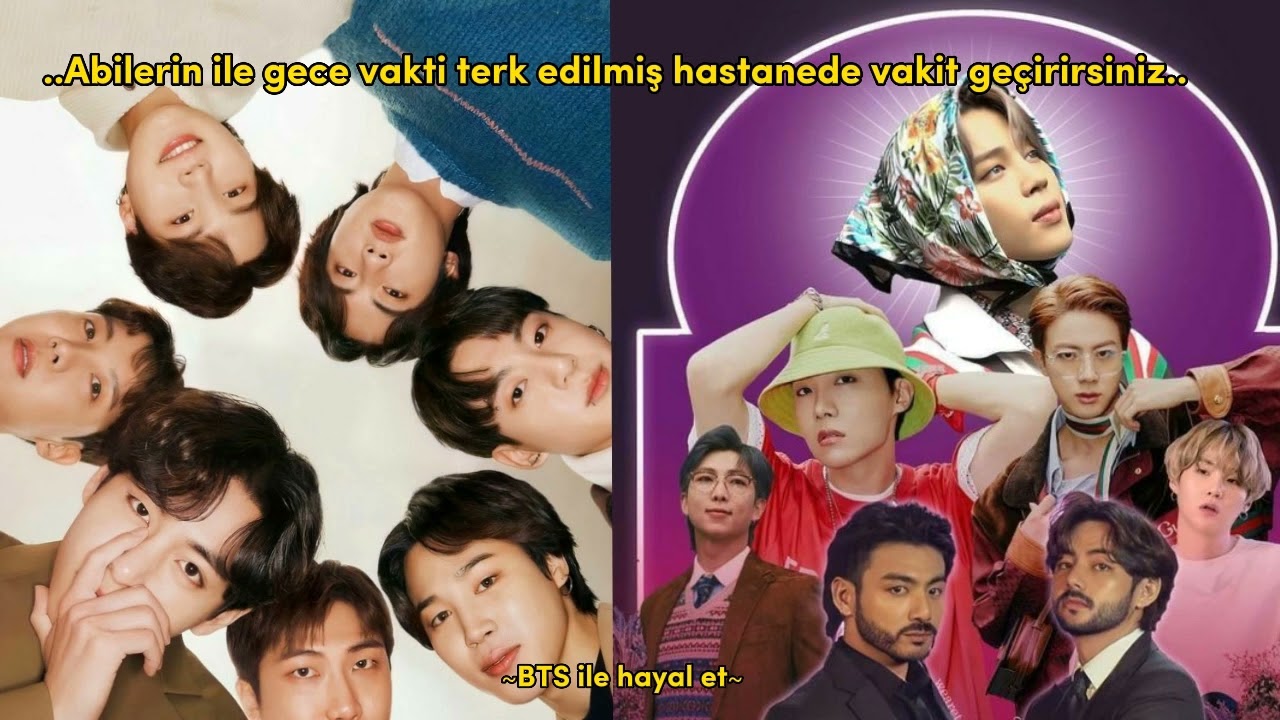 Abilerin ile gece vakti terk edilmiş hastanede vakit geçirirsiniz..~Bts ile hayal et~(açıklamada..)