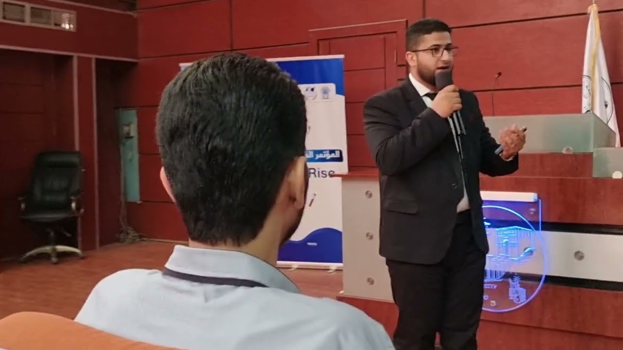 محاضرتي في المؤتمر الطبي الثاني في مدرج كلية الطب جامعة حلب الأم بعنوان الدعم الحياتي الأساسي bls