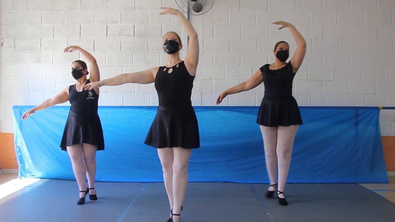 Coreografia de encerramento das aulas de ballet adulto iniciante ❤️