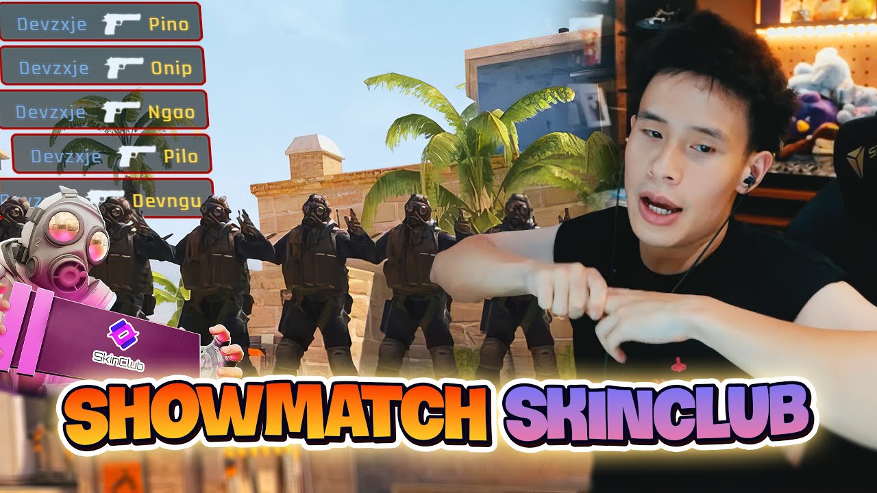HIGHLIGHTS SHOWMATCH SKINCLUB DEV VS BOMMAN N&Aacute; CẢ THỞ