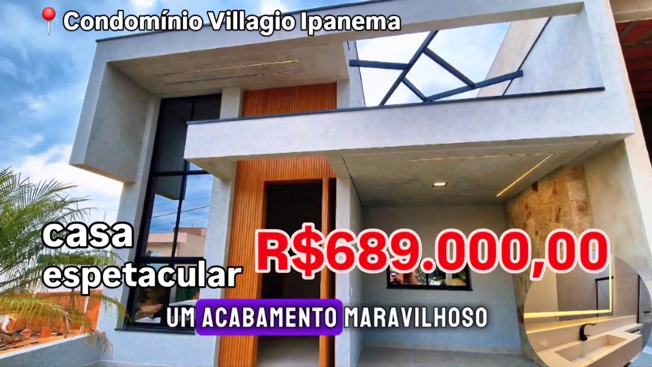 Casa espetacular 🤩 no condomínio villagio Ipanema, Sorocaba-SP