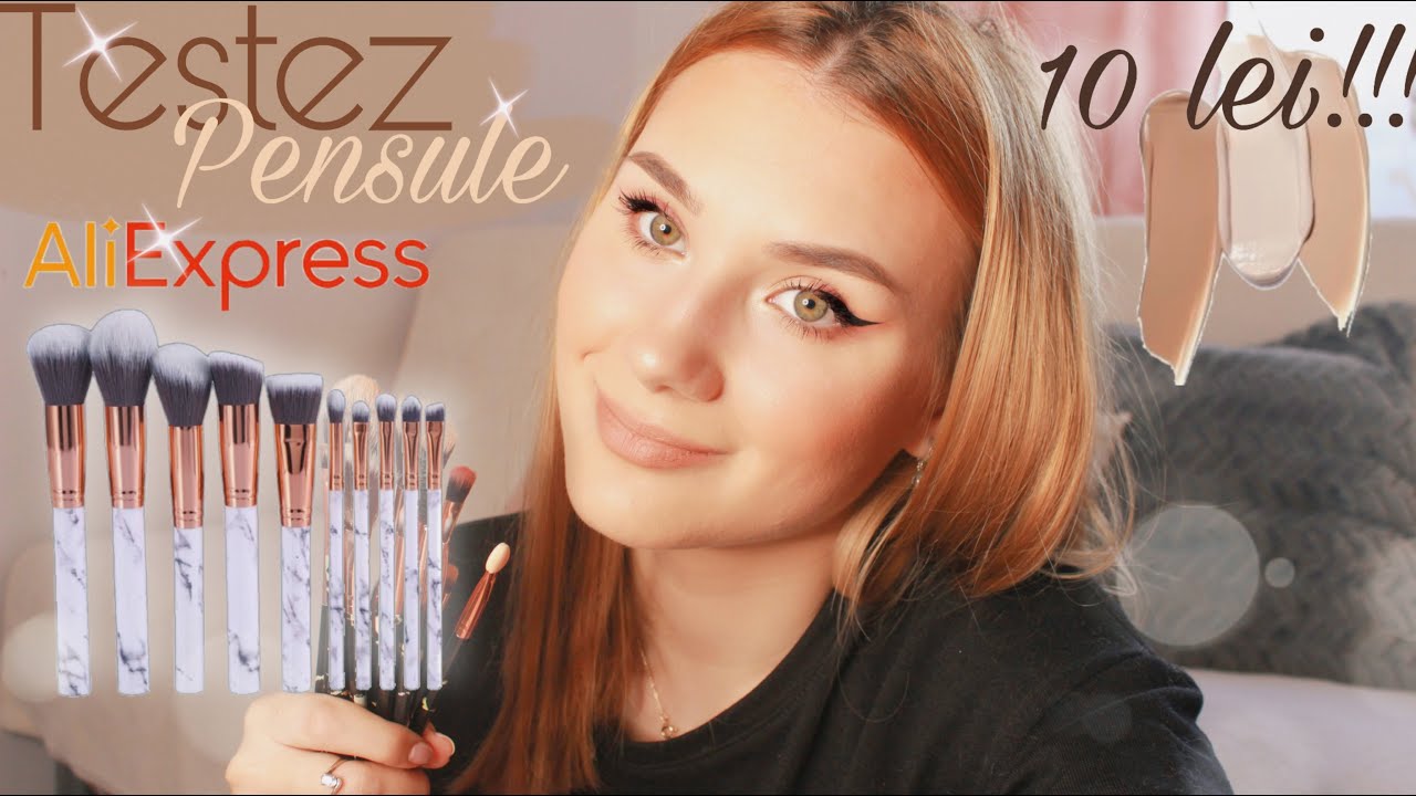 Cele mai Bune Pensule la 10 LEI // Machiaj cu produse Accesibile