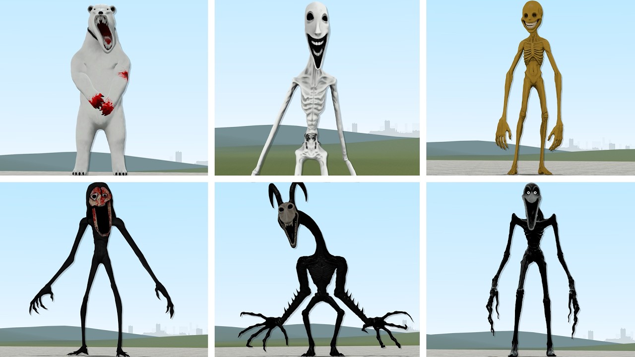 WHAT IF I BECOME ALL LCRANDOM CREATURES MONSTER!? in Garry's Mod