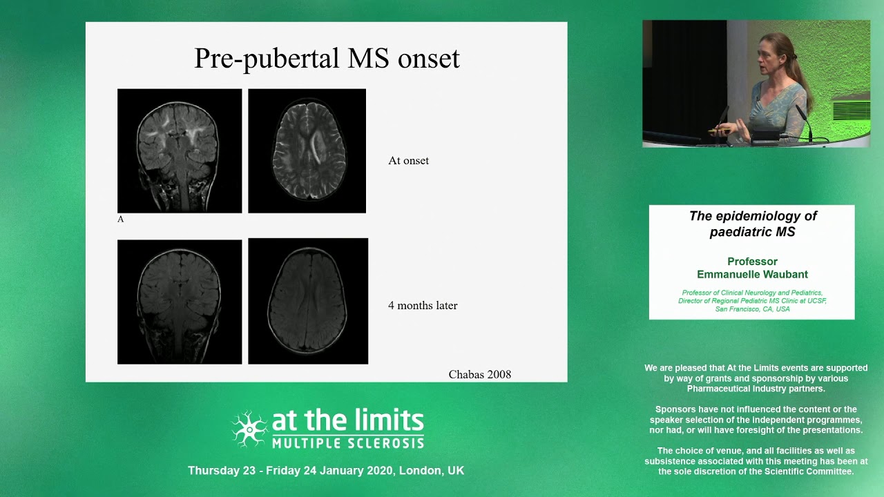 Professor Emmanuelle Waubant - The epidemiology of paediatric MS