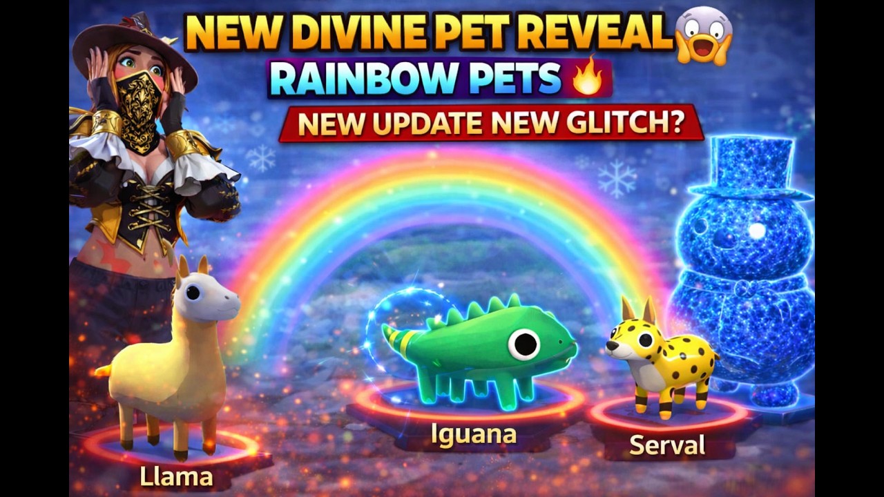 NEW DIVINE PET REVEAL 😱 Rainbow Pets in Steal A Pet Update | New Glitch Found?