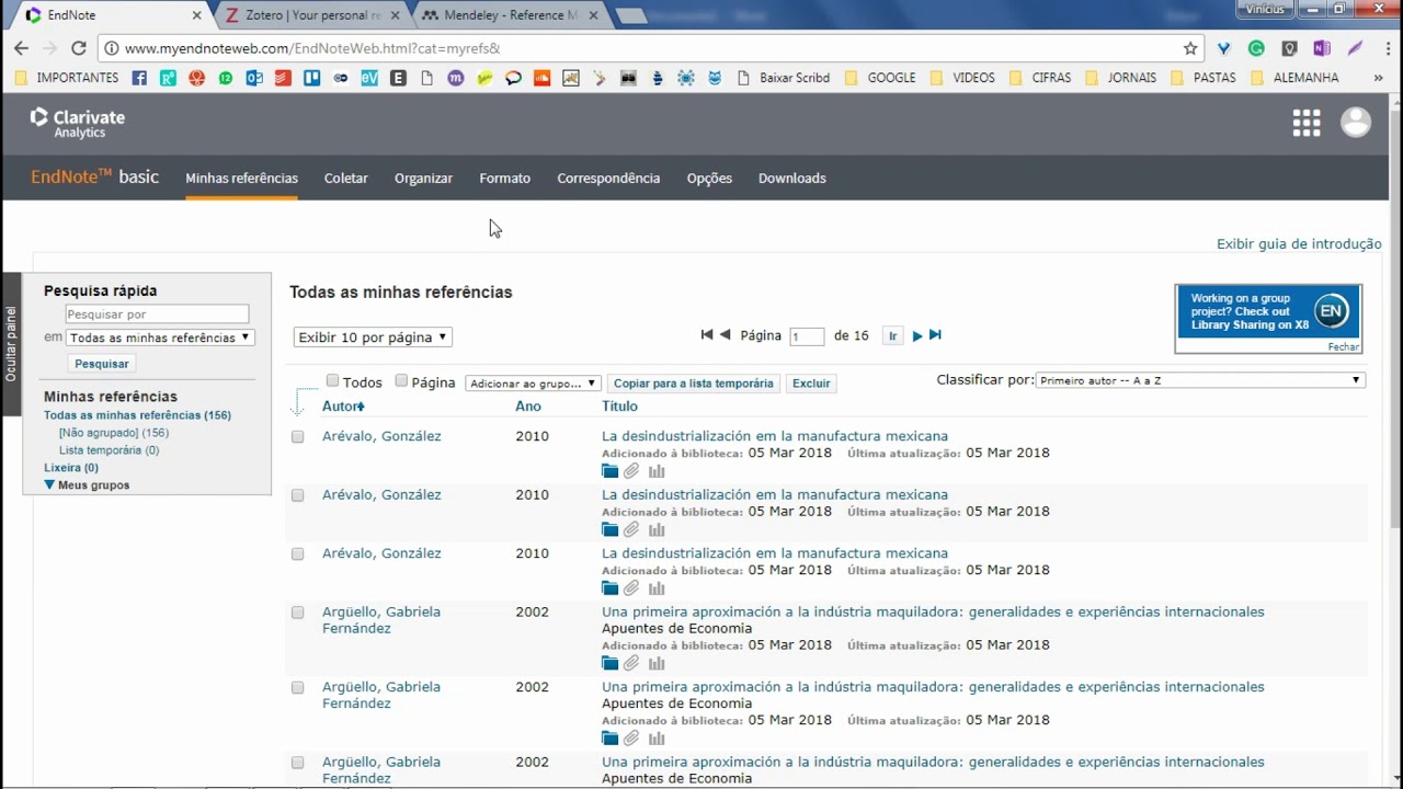 Importando a referência bibliográfica do Word para o Zotero ou Mendeley #2