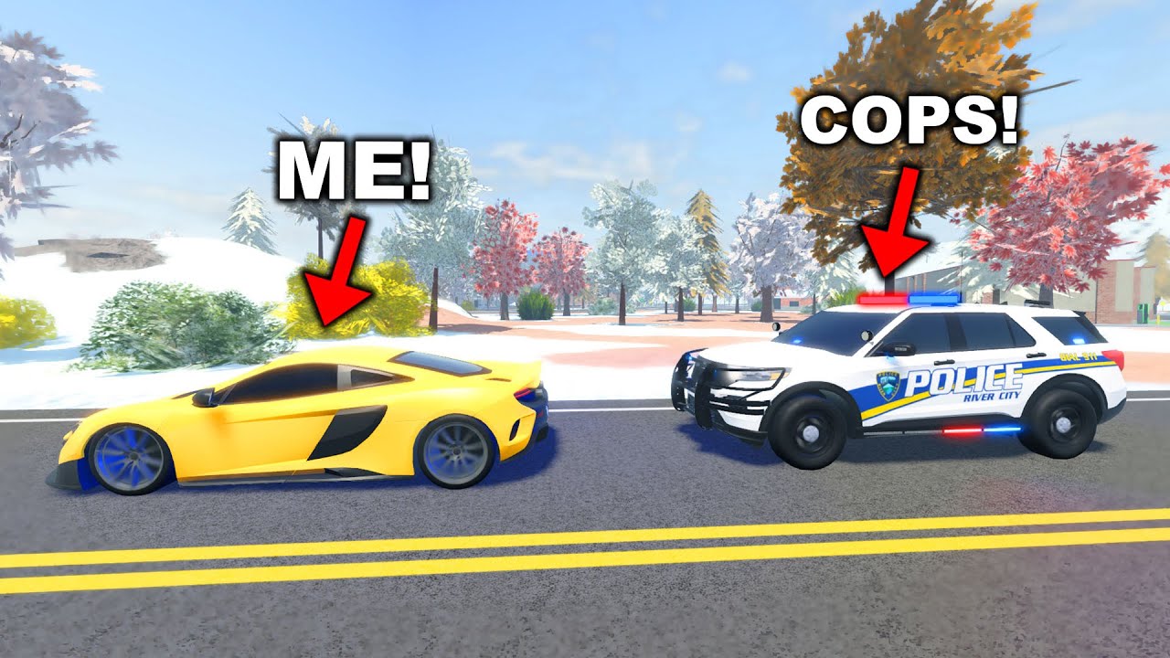 POLICE ACCUSED ME OF CRIMES I DIDN'T DO! I RAN AWAY! (ROBLOX ROLEPLAY)