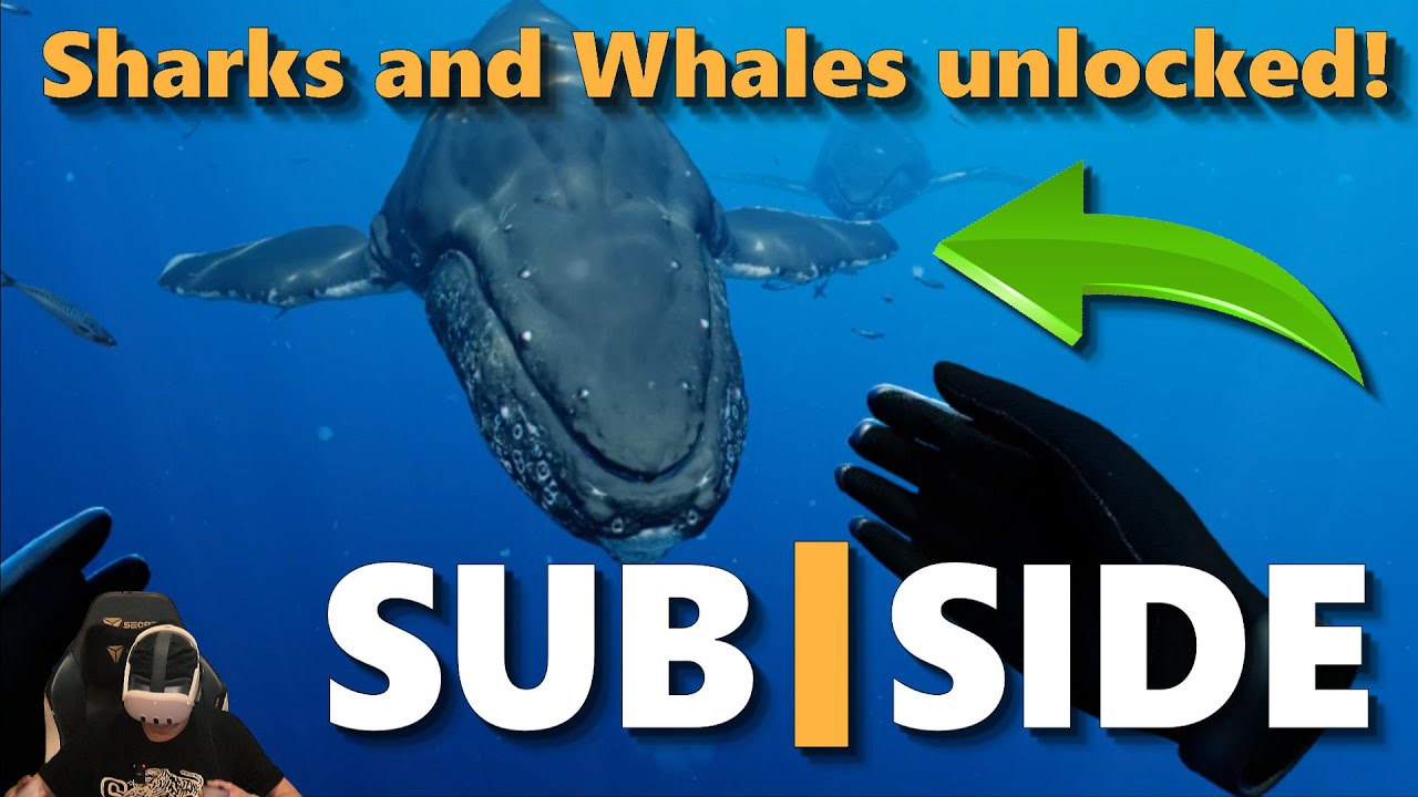 [4K] SUBSIDE is AMAZING! - Sharks and Whales unlocked! - All levels unlocked!