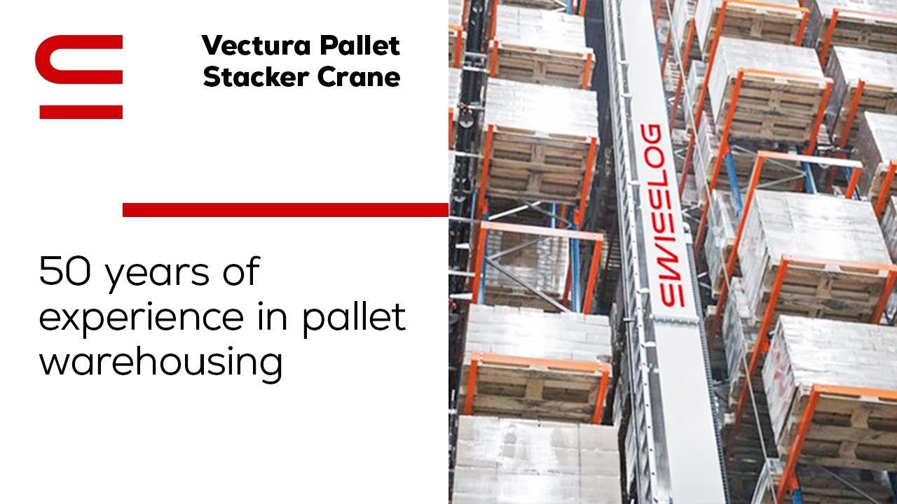 Vectura Pallet Stacker Crane: 50 years of experience in pallet warehousing
