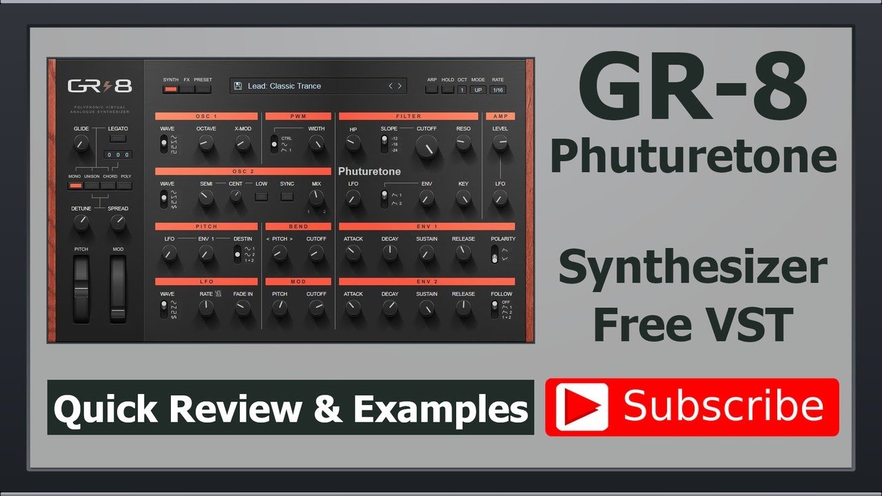 GR-8 - Free Synth for Melodies